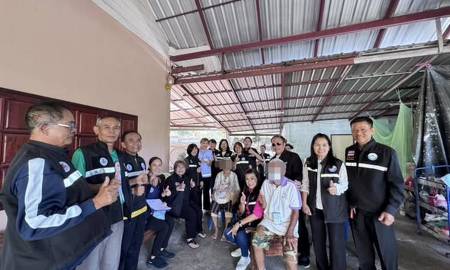 เทศบาลนครอุบลฯเยี่ยมให้กำลังใจผู้ป่วยที่มีภาวะพึ่งพิงในพื้นที่ศูนย์บริการสาธารณสุข 3 พโลชัย